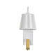 бра escada comfy 598/1a white/brass