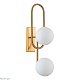 бра indigo opaco 11015/2w brass v000151