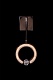 бра ani le7710/1w black chrome
