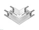 коннектор угловой ambrella light magnetic 220v gl1045