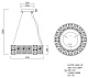 подвесная люстра cercle le7297-d400 ch