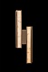 бра christine le7702/2w gold
