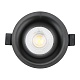 встраиваемый светильник general gcl-mr16-r-black 661285