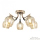 потолочная люстра arte milano amalfi 322306/5 fg+bk