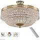 потолочная люстра bohemia ivele crystal 19011/45iv/led-dim g