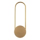 настенный светильник crystal lux nina ap18w led brass
