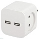 разветвитель электрический эра sp-2-usb-w б0049531