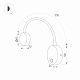 бра arlight sp-son-r90-3w warm3000 029628