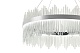 подвесной светодиодный светильник natali kovaltseva smart нимбы led lamps 81263