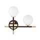 бра lumina deco marsiada ldw 6033n-2 rt bk+fgd