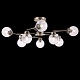 потолочная люстра freya daisy fr5041pl-08bs