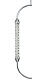подвесной светодиодный светильник indigo ellisse 14005/1p chrome v000027l
