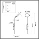 бра odeon light hightech redmond 4296/7wl