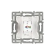 механизм компьютерной розетки arlight sct-mpc1-pl-wh 045301