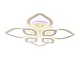 потолочная светодиодная люстра ambrella light acrylica original fa8844