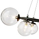 подвесная люстра delight collection wendt kg1202p-9 grey/clear