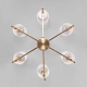 люстра на штанге eurosvet brielle 60132/6 латунь