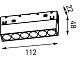 трековый светильник lumker sy-link-110-bl-6-nw 013641