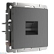 розетка ethernet rj-45 werkel графит рифленый w1181004 4690389158674