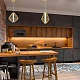 подвесной светильник crystal lux cuadra sp18w led gold