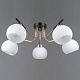 потолочная люстра illumico il0713-5csq-24 bk fgd libra