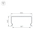 профиль arlight гибкий wph-flex-2020-1000 (сталь) 062625