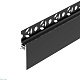 профиль arlight plintus-fantom-h35-2000 black 043665