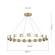 подвесная люстра st luce monro sl6610.203.20