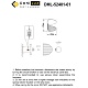 настенный светильник omnilux cennina oml-52401-01