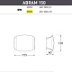 уличный настенный светодиодный светильник fumagalli abram ab1.000.000.axj1l