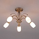 потолочная люстра eurosvet ginevra 30280/5 античная бронза