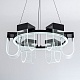 подвесная люстра led4u l7707-600 bk