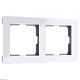 рамка werkel acrylic на 2 поста белый w0022701 4690389184840
