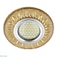 встраиваемый светильник fametto luciole dls-l141 gu5.3 glassy/gold