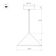 подвесной светильник arlight sp-makoto-r240-10w warm3000 (wh, 36 deg, 230v, triac) 057211