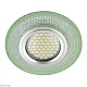 встраиваемый светильник fametto luciole dls-l142 gu5.3 glassy/green