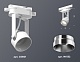 трековый однофазный светильник ambrella light track system xt6601042 (c6601, n6132)