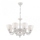 подвесная люстра arte milano 343659/8 wt+sl