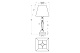 настольная лампа garda decor 22-86639tl
