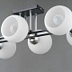потолочная люстра illumico il0791-6csq-25 bk cr trento