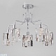 потолочная люстра eurosvet scoppio 10101/5 хром/прозрачный хрусталь strotskis