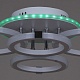 потолочная люстра reluce 06319-3.3-04 wh+cr (rgb)