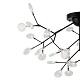 потолочная люстра freya florencia fr5049cl-36b