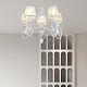 подвесная люстра arte milano 347203/5 wt+g