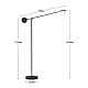 торшер delight collection 8655f black