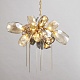 люстра britannica 8898p/al gold/smoky delight collection