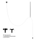 потолочный светильник loft it thread 10388c black
