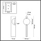 настенный светильник odeon light reflection 7095/3wl