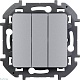 выключатель трехклавишный legrand inspiria 673642