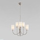 подвесная люстра eurosvet abbey 60164/6 никель smart a065747